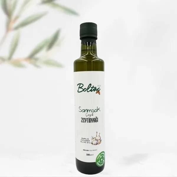 500 ml Sarımsak Çeşnili Zeytinyağı